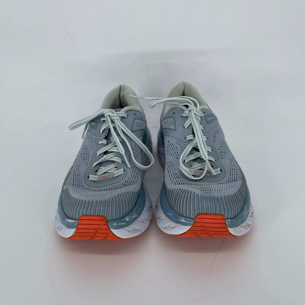 Hoka One One Women's Blue Fog/Blue Glass Bondi 7 Mesh Running Shoes Size 8.5